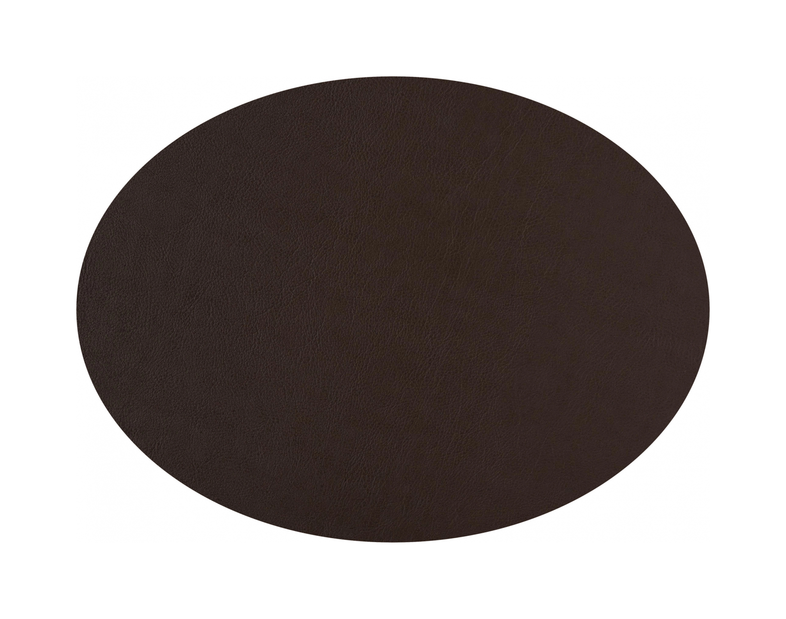 Плейсмат овальный двусторонний 47.5х35 см капучино-шоколад, кожа ADJ 0001.04/06.TS16