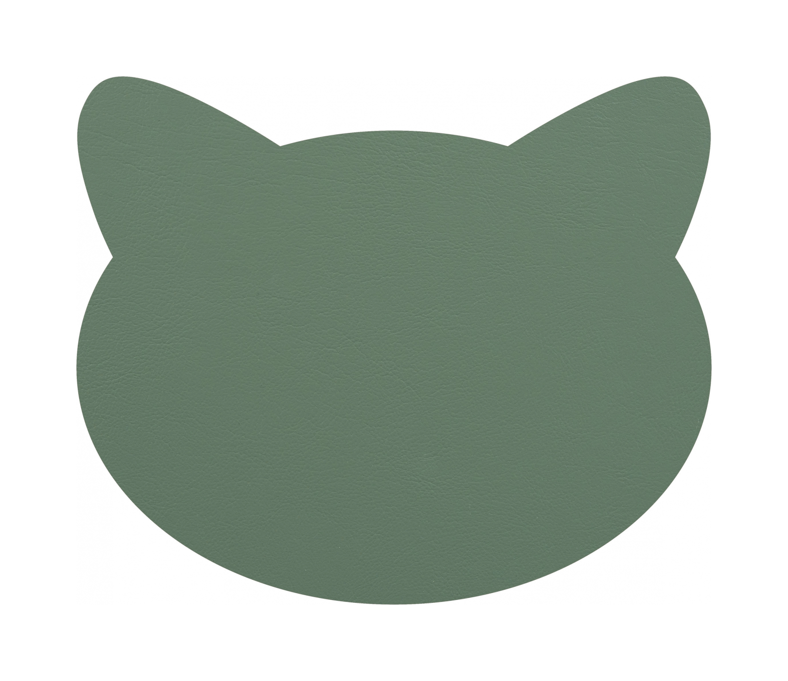 Плейсмат детский CAT двусторонний 42х35 см небесно-голубой и эвкалипт, кожа ADJ 0100.50/60.TS16