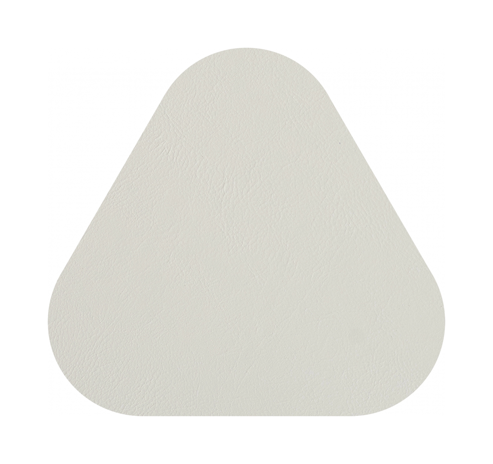 Костер треугольный двусторонний 12х12 белый-панна кота, кожа ADJ 0007.10/16.TS16