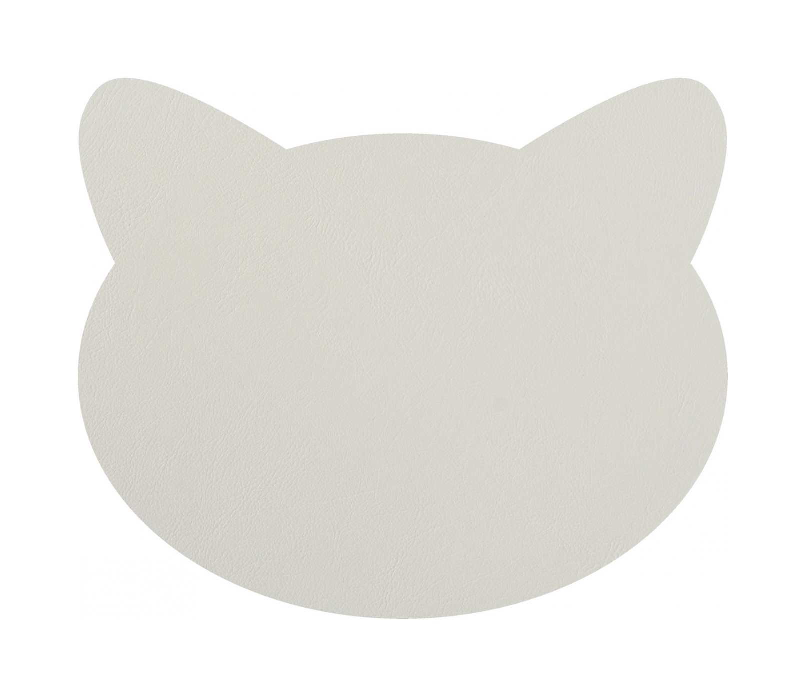 Плейсмат детский CAT двусторонний 42х35 см белый-панна кота, кожа ADJ 0100.10/16.TS16