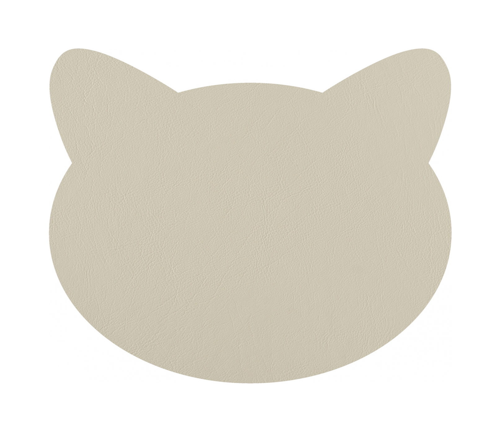 Плейсмат детский CAT двусторонний 42х35 см белый-панна кота, кожа ADJ 0100.10/16.TS16