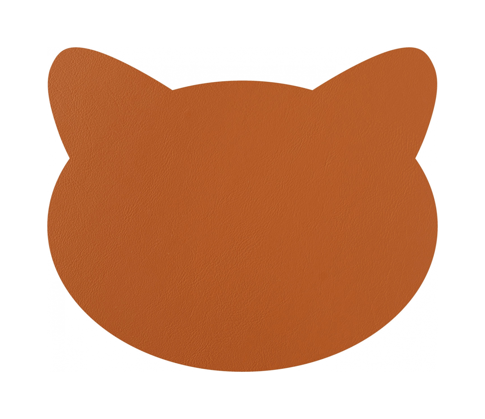 Плейсмат детский CAT двусторонний 42х35 см коньяк-бордо, кожа – 2