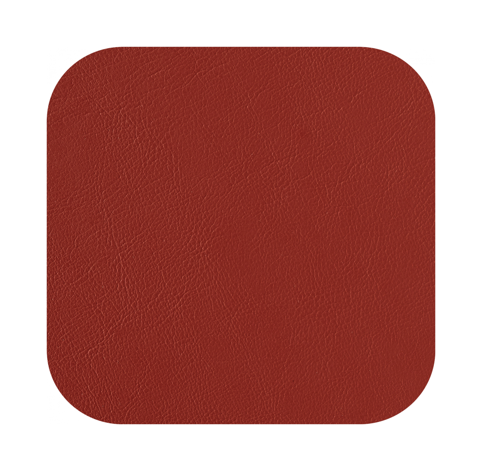 Костер квадратный двусторонний 12х12 см коньяк-бордо, кожа ADJ 0008.09/30.TS16