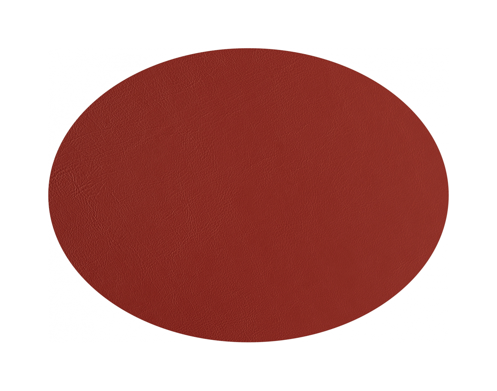 Плейсмат овальный двусторонний 47.5х35 см коньяк-бордо, кожа ADJ 0001.09/30.TS16