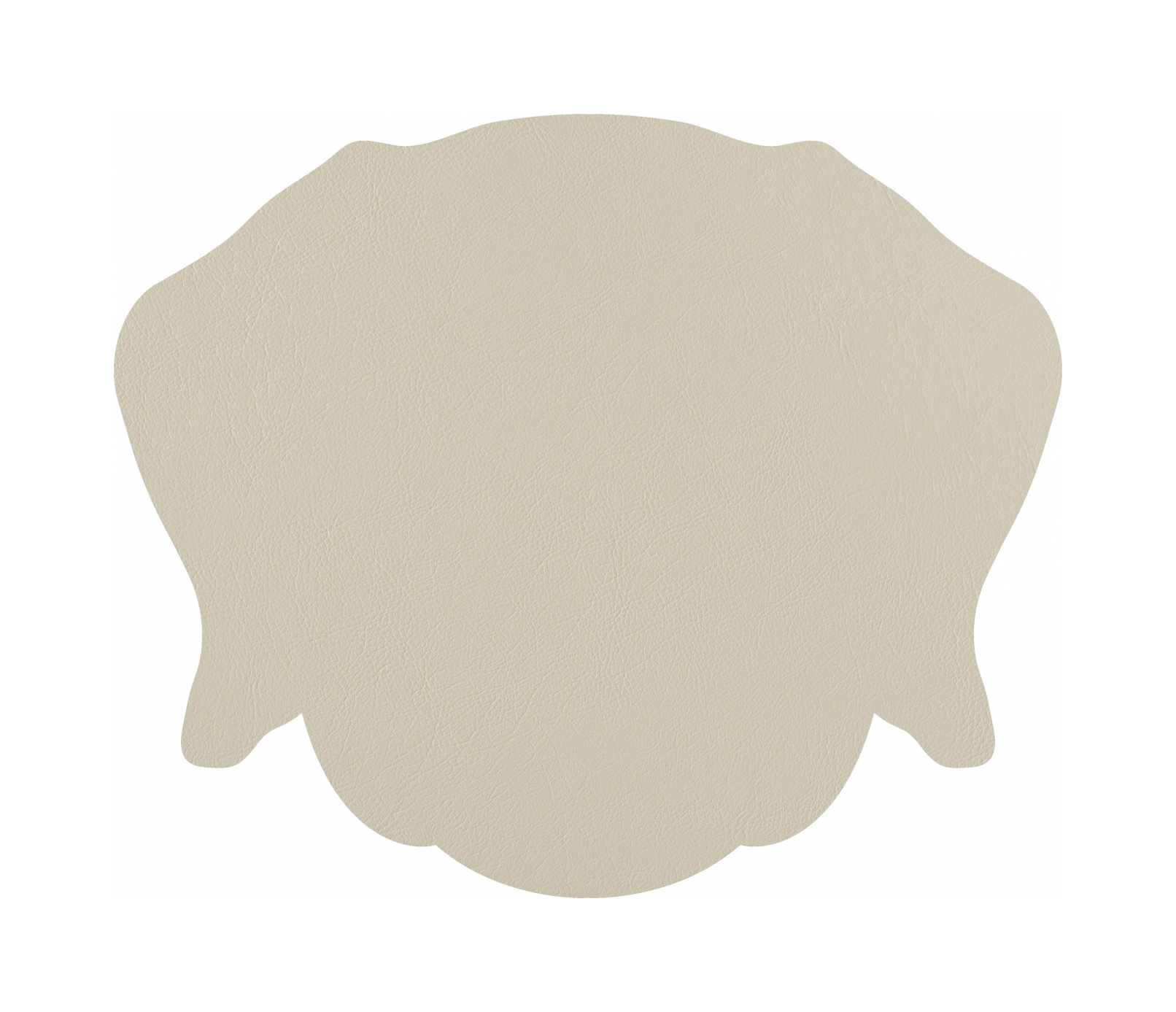 Костер детский DOG двусторонний 14х12 см белый-панна кота, кожа ADJ 0014.10/16.TS16