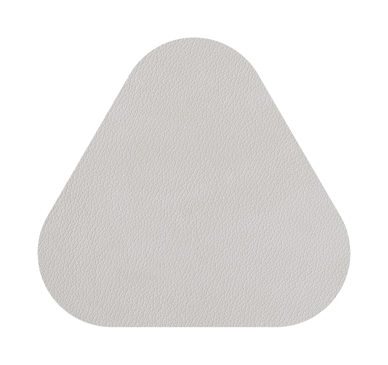 Костер треугольный двусторонний 12х12 устричный-пепельная роза, кожа – 2