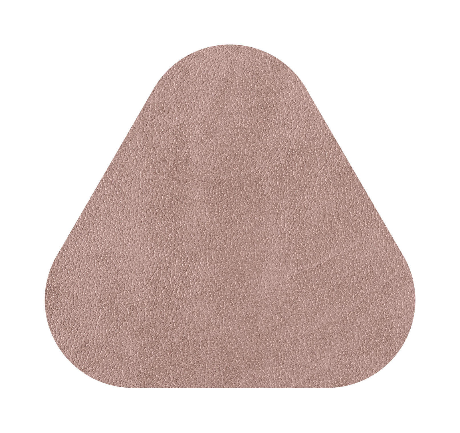 Костер треугольный двусторонний 12х12 устричный-пепельная роза, кожа ADJ 0007.02/07.TS16