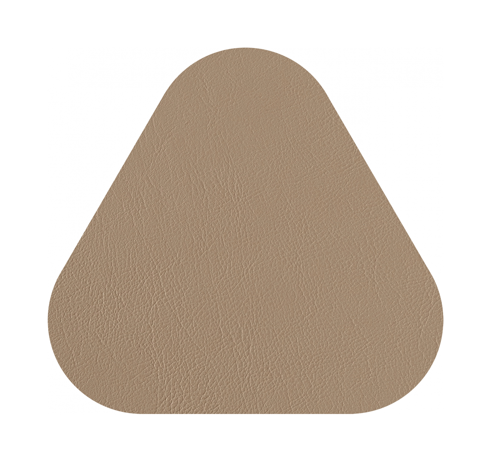 Костер треугольный двусторонний 12х12 капучино-шоколад, кожа ADJ 0007.04/06.TS16