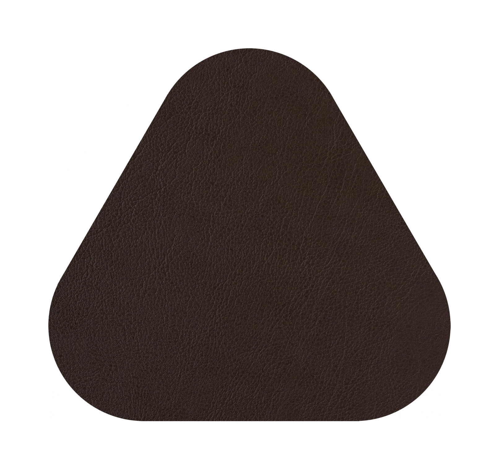Костер треугольный двусторонний 12х12 капучино-шоколад, кожа ADJ 0007.04/06.TS16