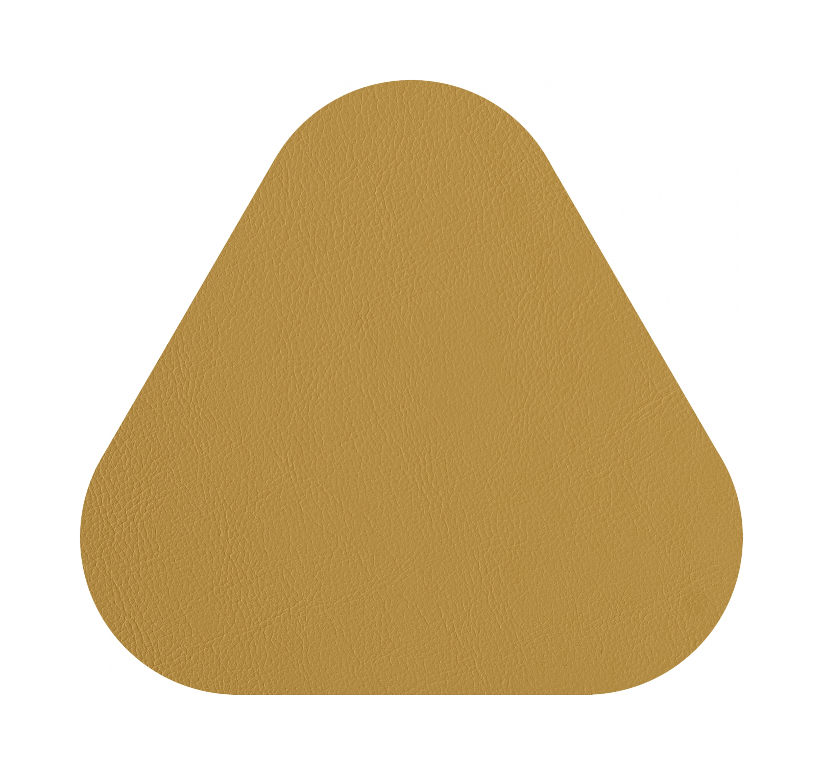 Костер треугольный двусторонний 12х12 горчица-олива, кожа ADJ 0007.40/55.TS16