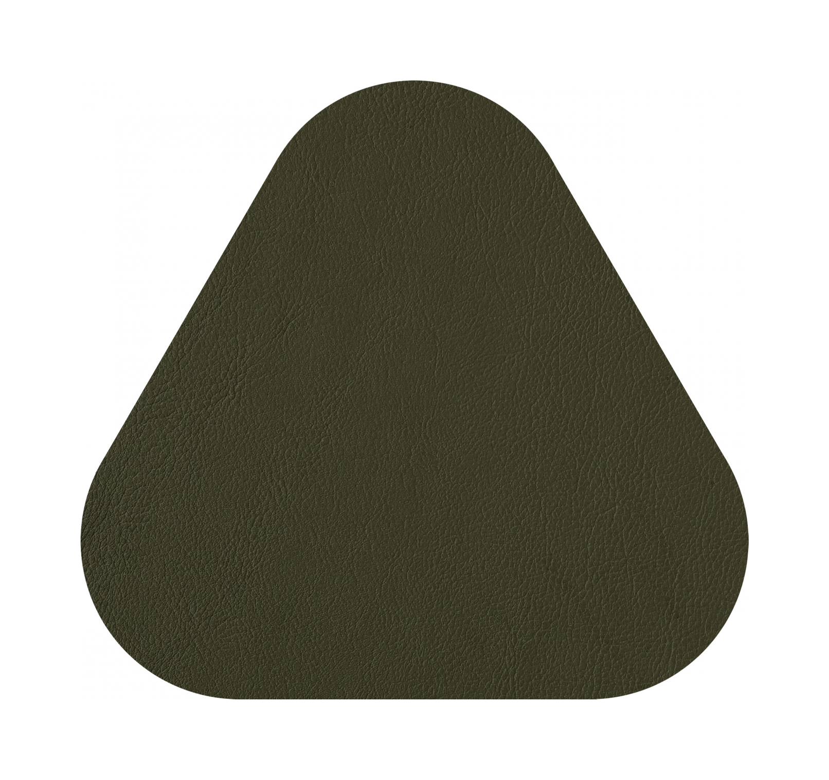 Костер треугольный двусторонний 12х12 горчица-олива, кожа ADJ 0007.40/55.TS16