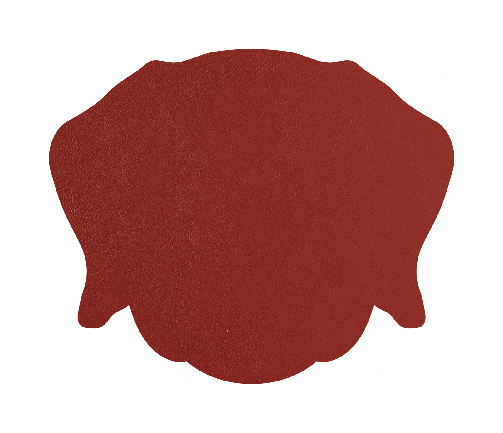 Плейсмат детский DOG двусторонний 42х35 см коньяк-бордо, кожа – 2