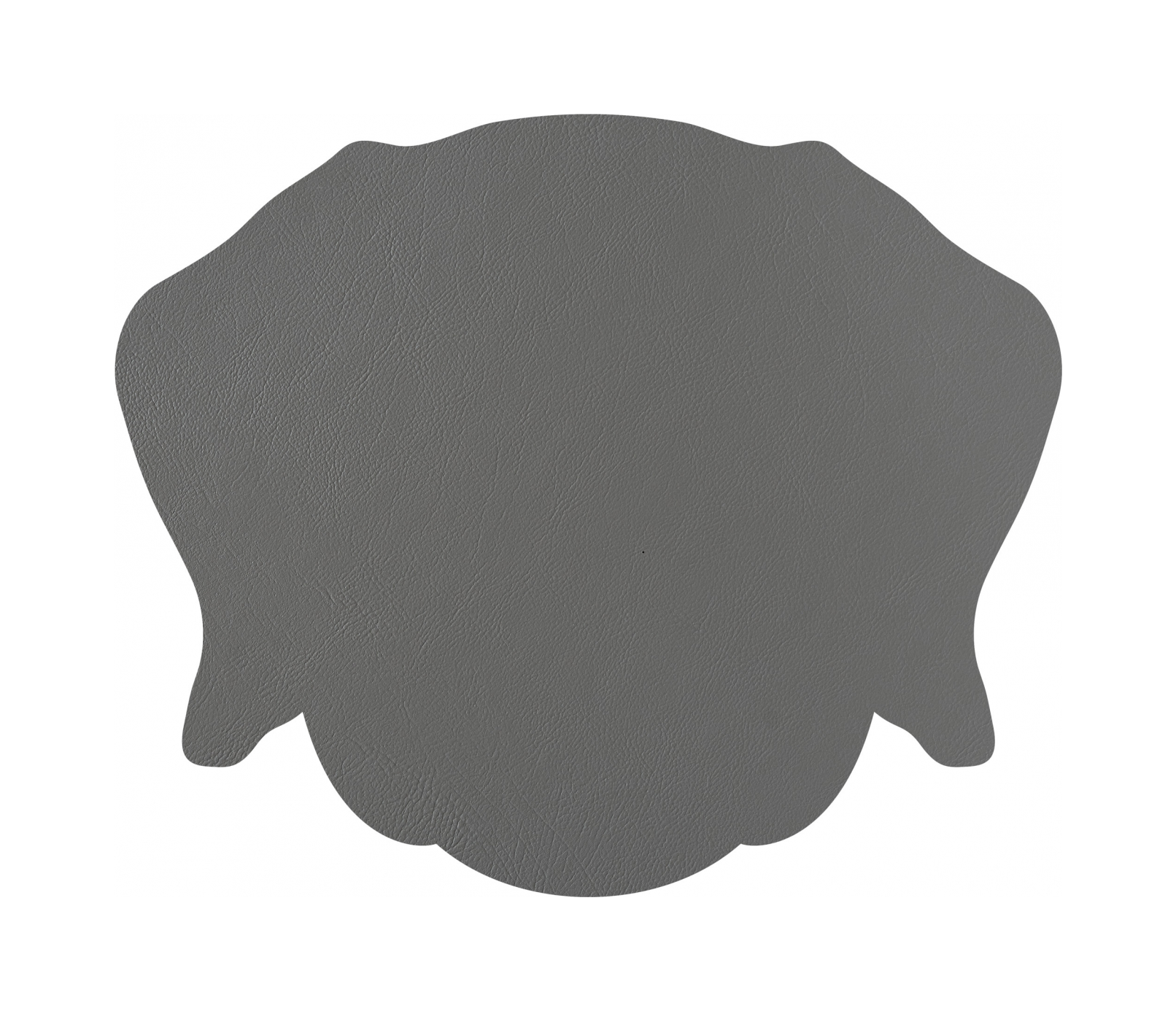 Костер детский DOG двусторонний 14х12 см чёрный-серый, кожа ADJ 0014.01/03.TS16