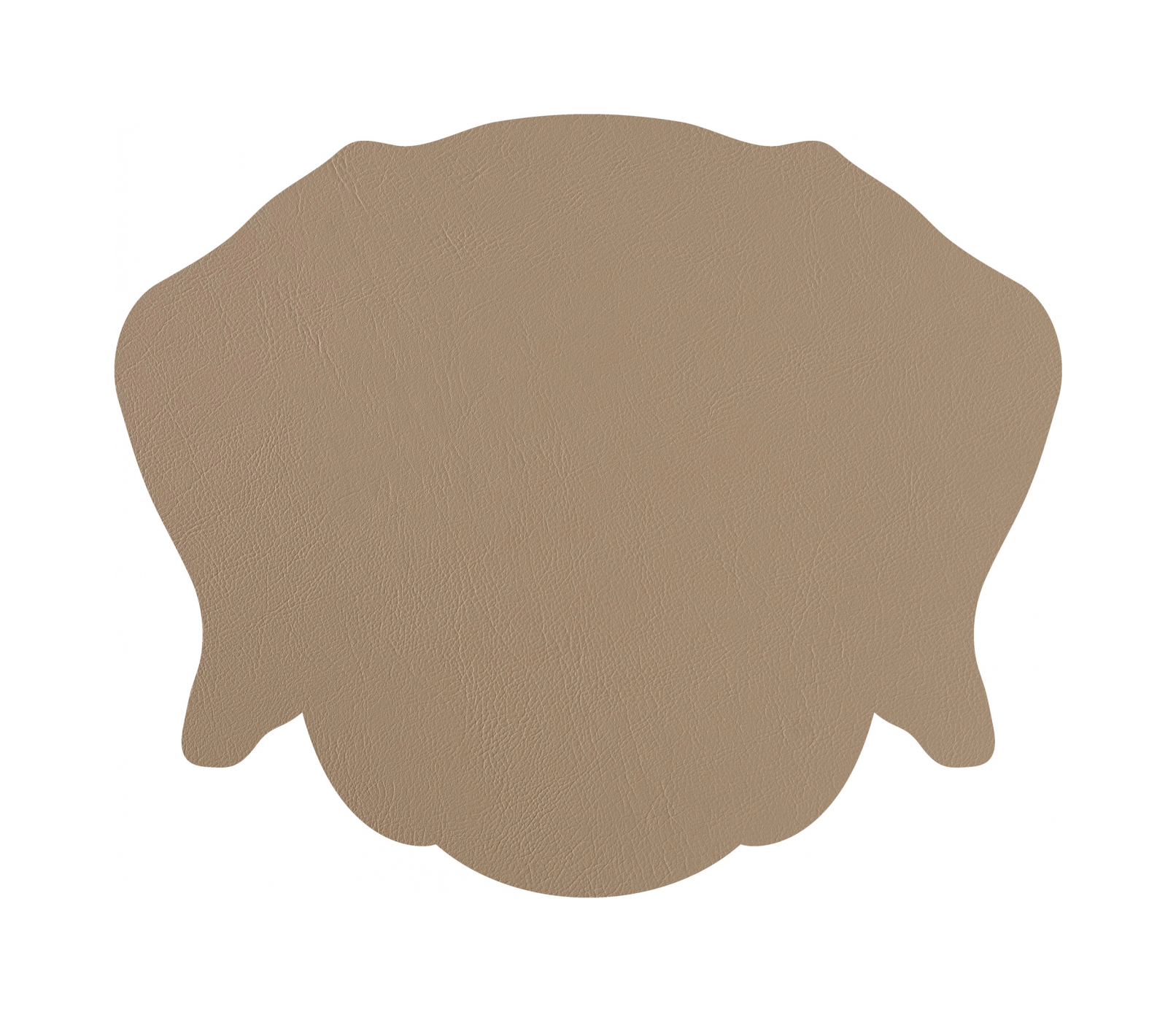 Костер детский DOG двусторонний 14х12 см капучино-шоколад, кожа – 2