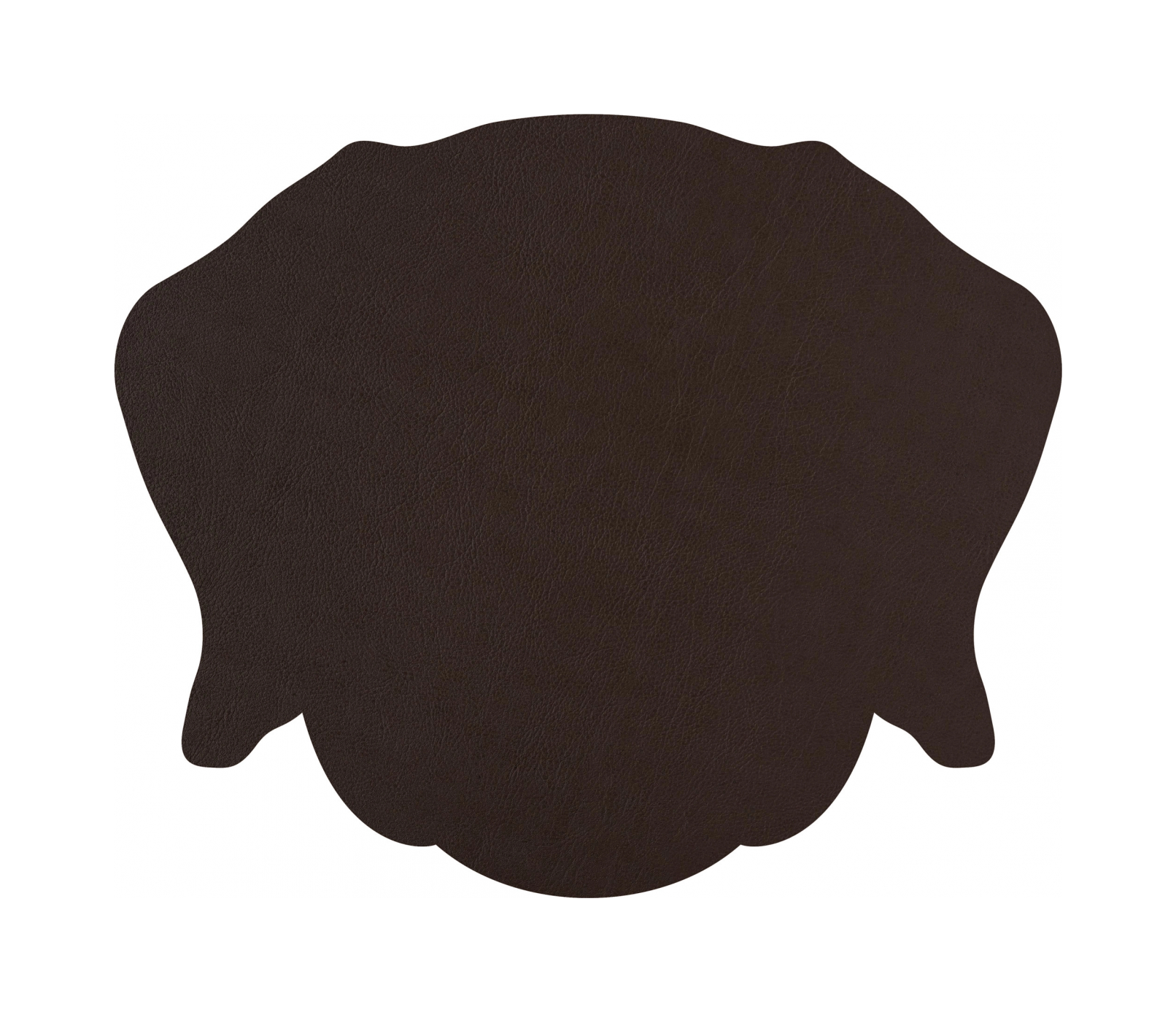 Костер детский DOG двусторонний 14х12 см капучино-шоколад, кожа ADJ 0014.04/06.TS16