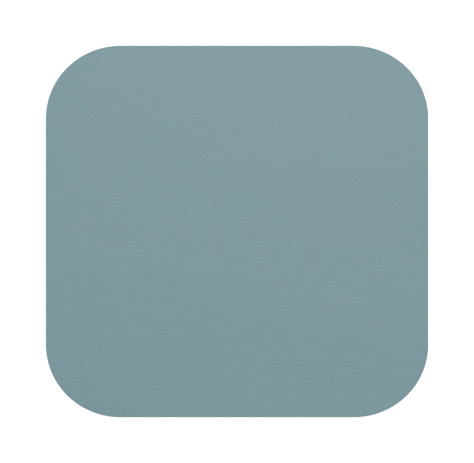 Костер квадратный двусторонний 12х12 см небесно-голубой и эвкалипт, кожа – 2