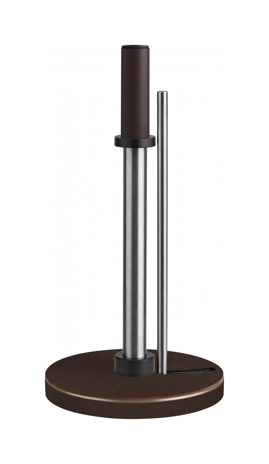 Держатель для бумажных полотенец 32 см шоколад, кожа