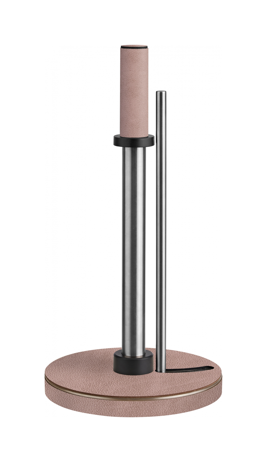 Держатель для бумажных полотенец 32 см пепельная роза, кожа
