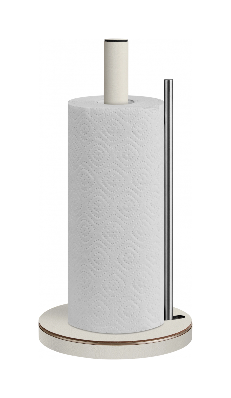 Держатель для бумажных полотенец 32 см белый, кожа ADJ 0095.10