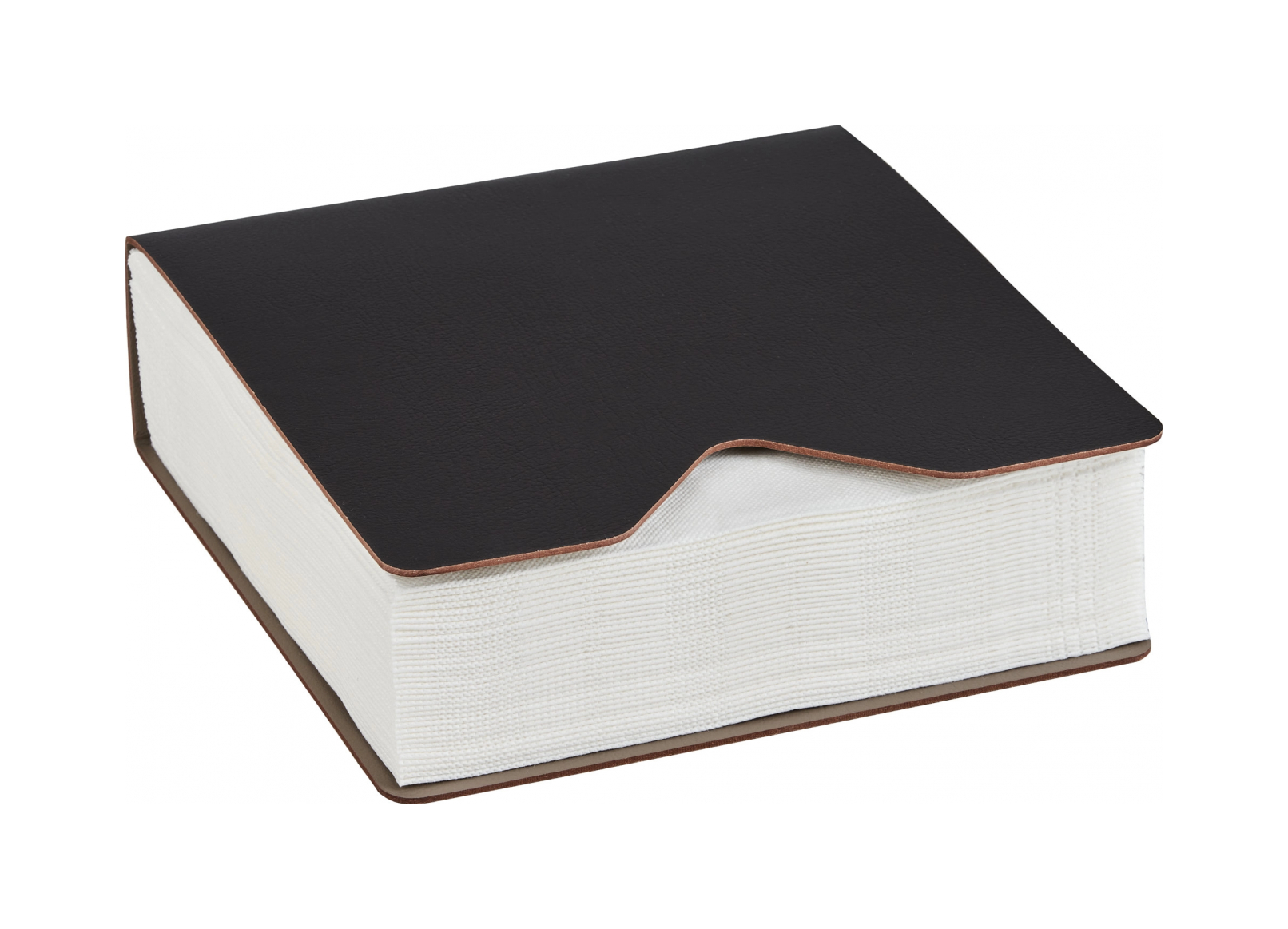 Салфетница WIND 13x13 шоколад, кожа