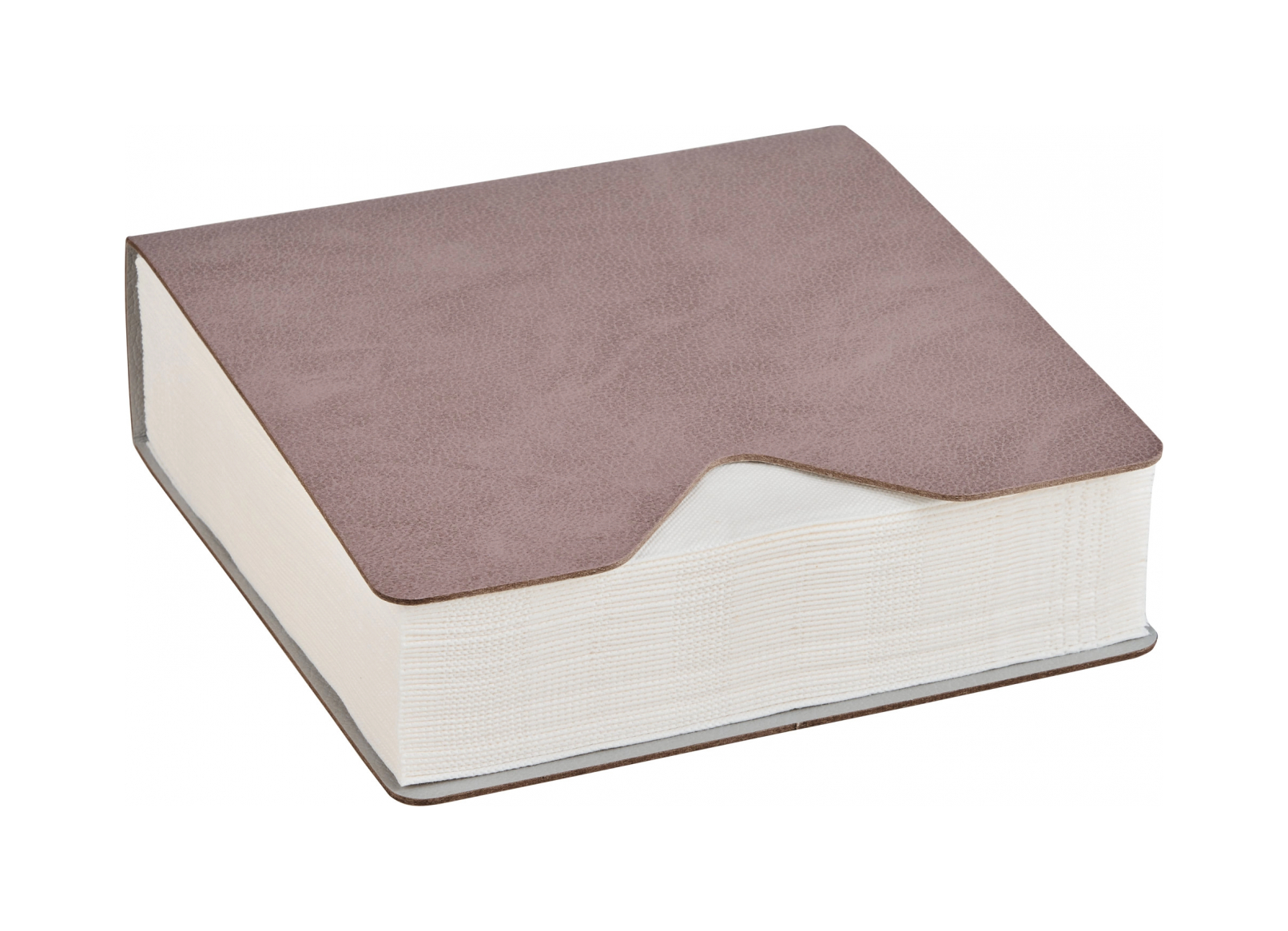 Салфетница WIND 13x13 пепельная роза, кожа