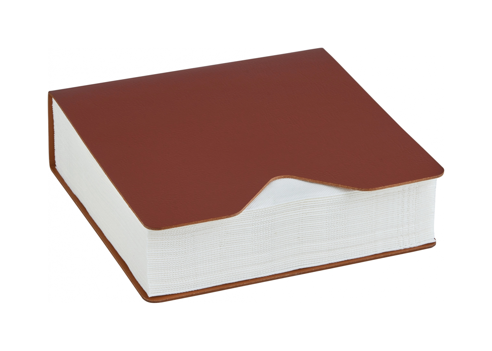 Салфетница WIND 13x13 бордо, кожа