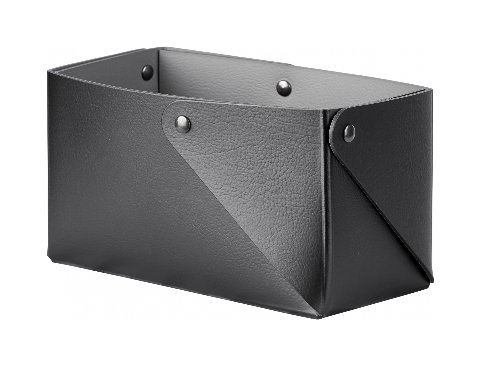 Коробочка MIU 7х14 чёрная, кожа
