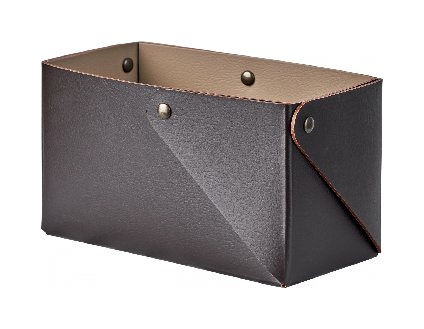 Коробочка MIU 7х14 шоколад, кожа