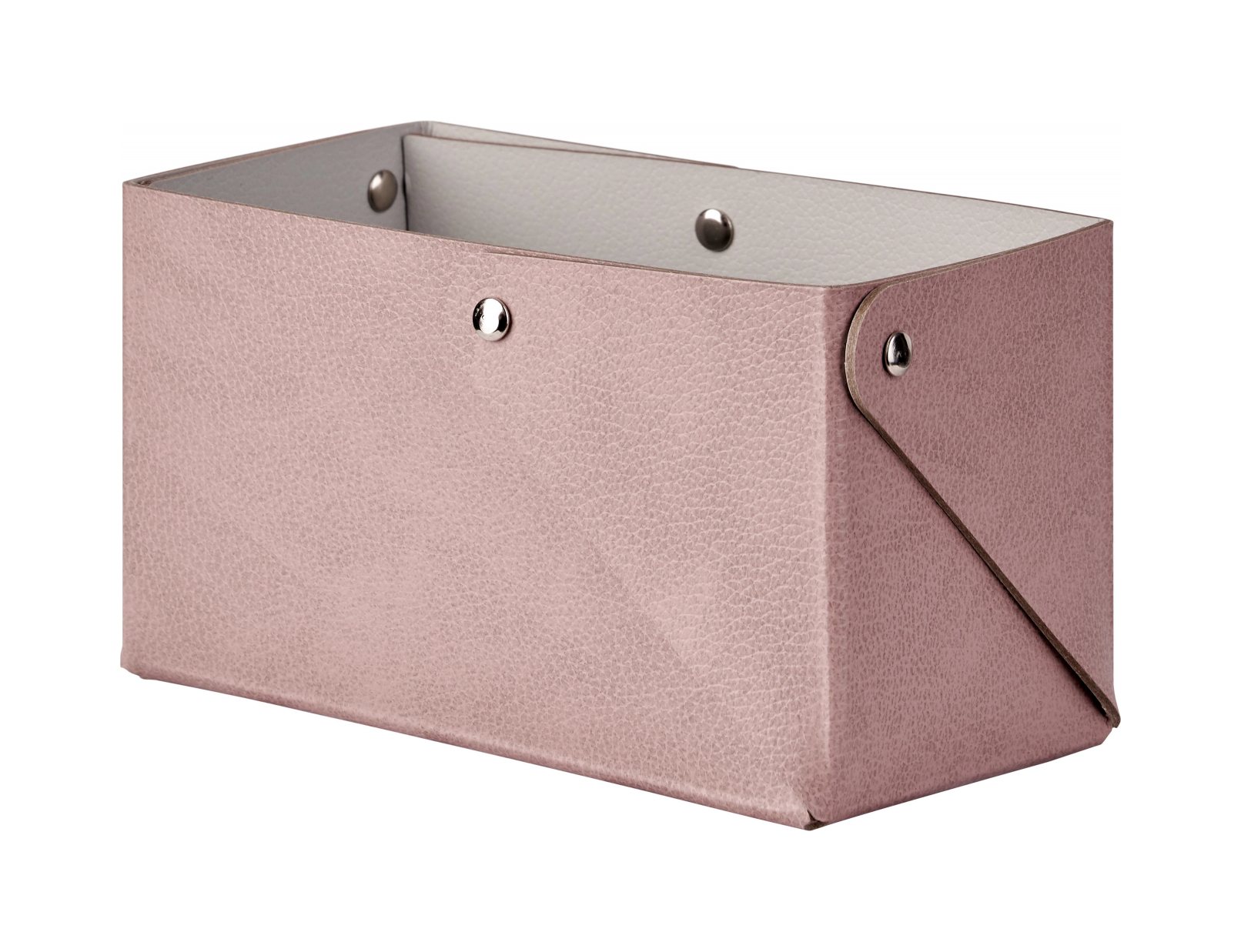 Коробочка MIU 7х14 пепельная роза, кожа