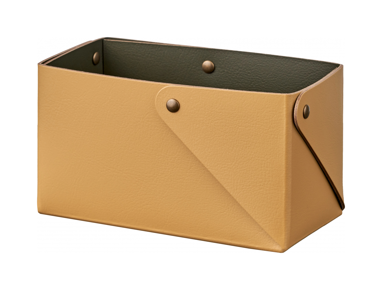 Коробочка MIU 7х14 горчица, кожа