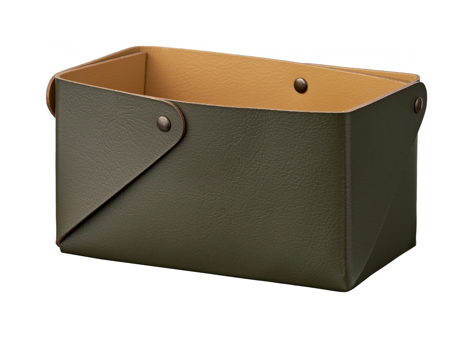 Коробочка MIU 7х14 олива, кожа