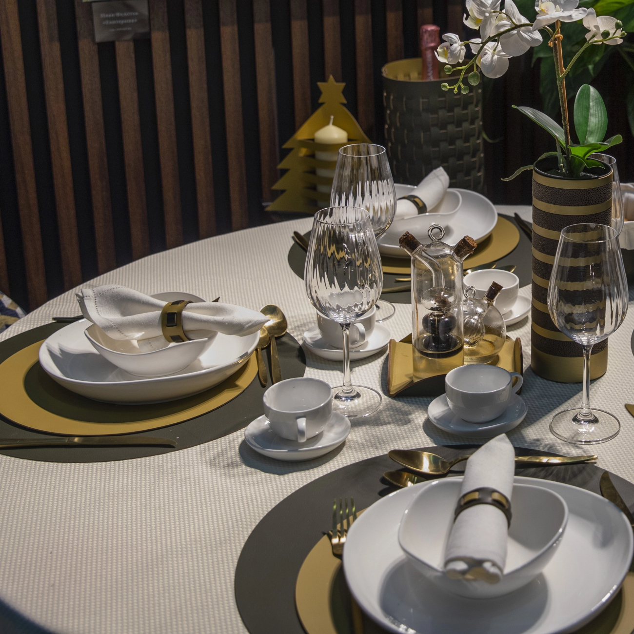 Кольцо для салфеток 5 см горчица, кожа – 2