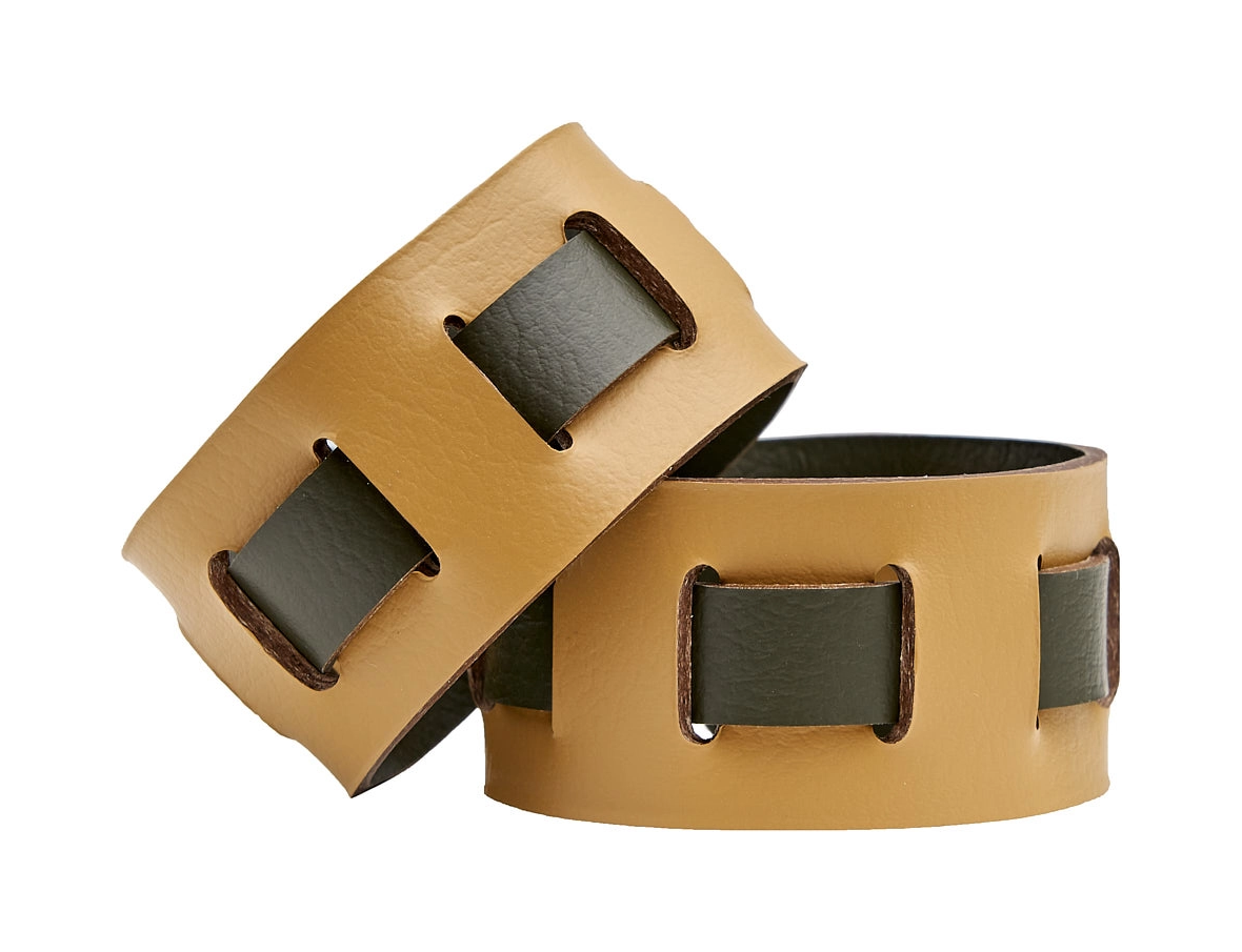 Кольцо для салфеток 5 см горчица, кожа ADJ 010B.40.TS16