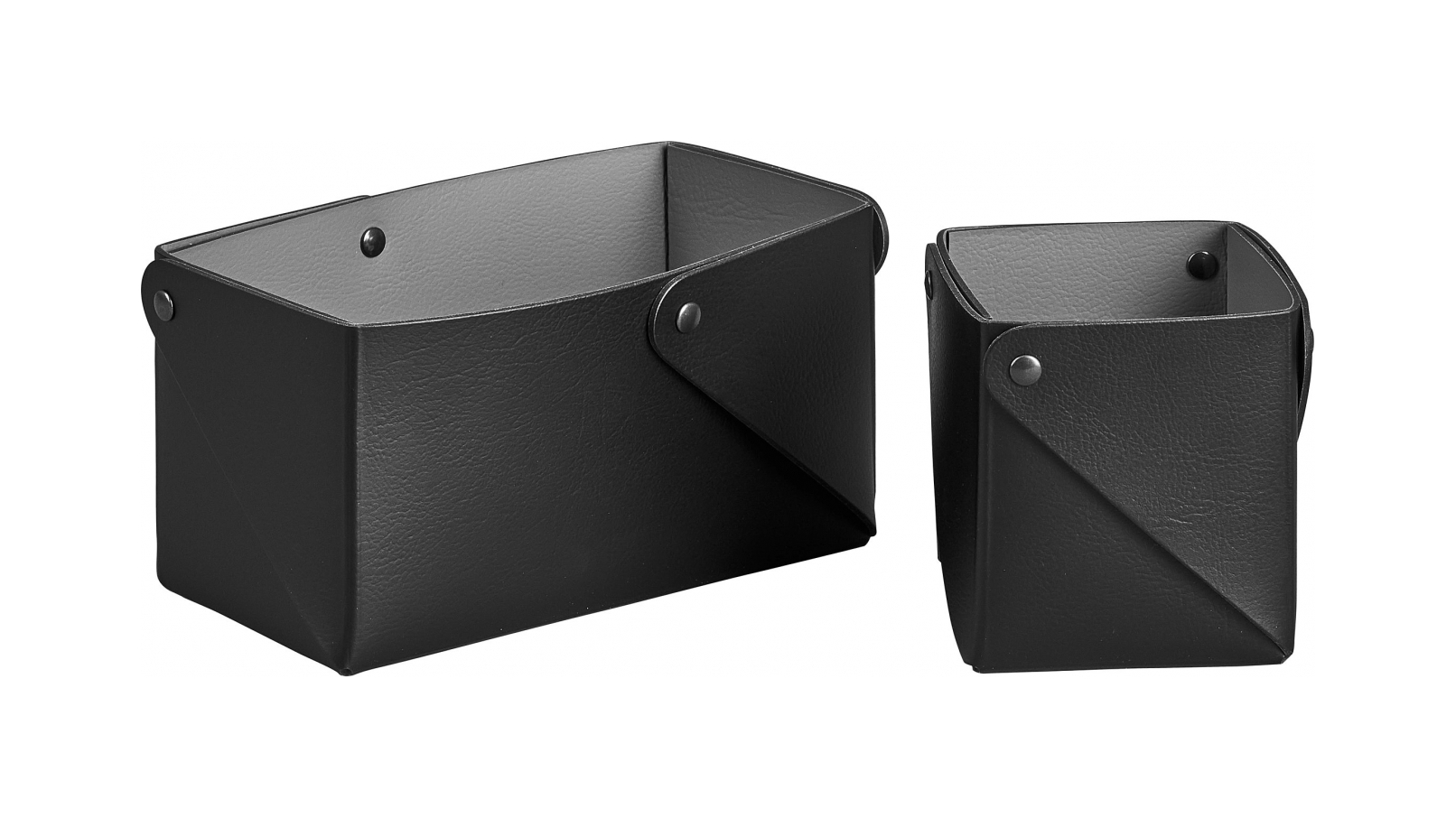 Коробочка MIU 7х7 чёрная, кожа ADJ 0055.01.TS16