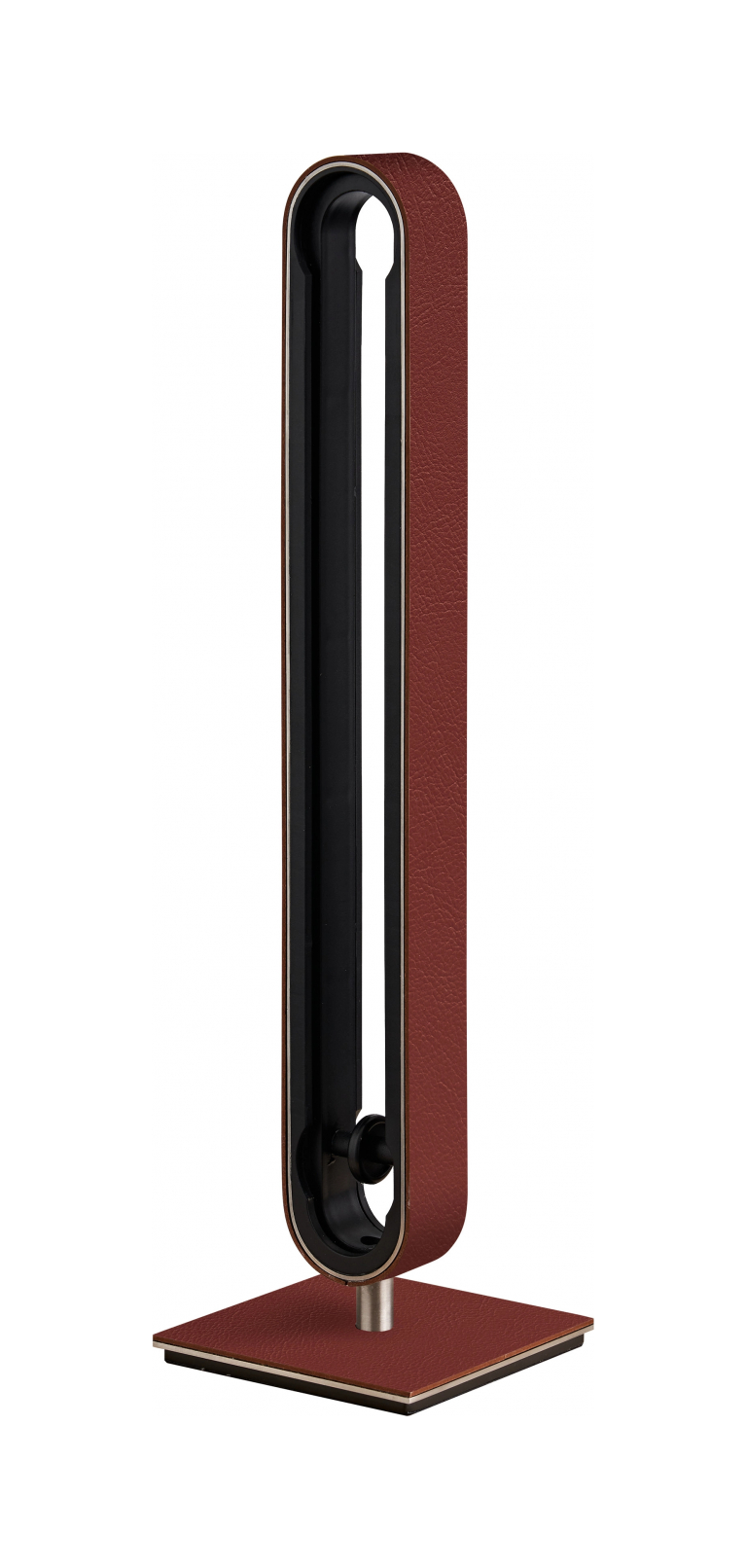 Подставка для кофейных капсул 37 см бордо, кожа