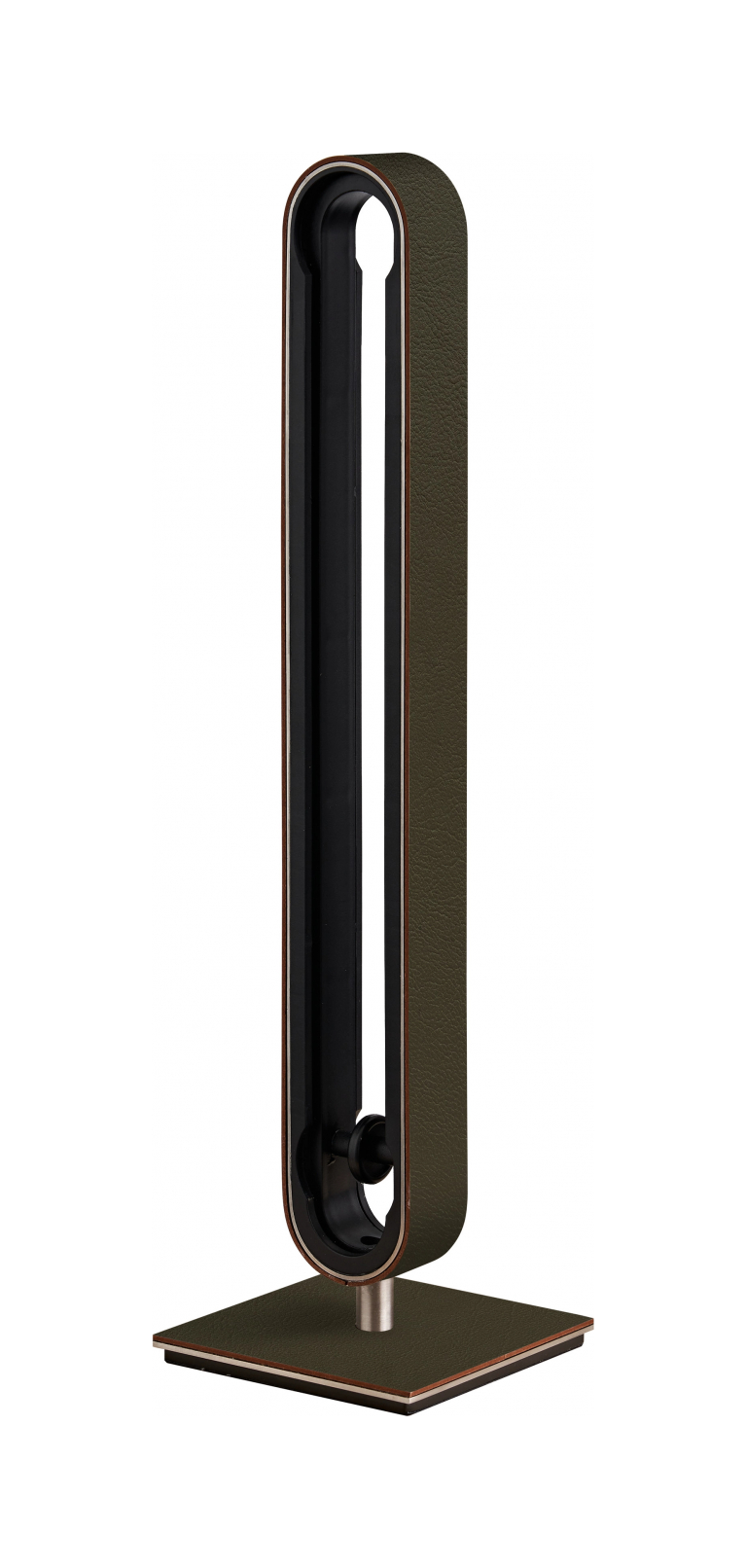 Подставка для кофейных капсул 37 см олива, кожа