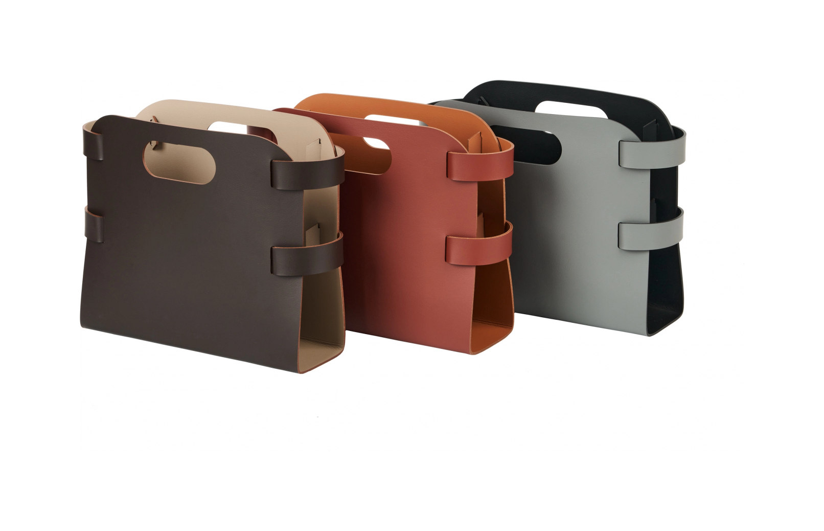 Журнальница 36х16 см шоколад, кожа ADJ 9868.06.TS30