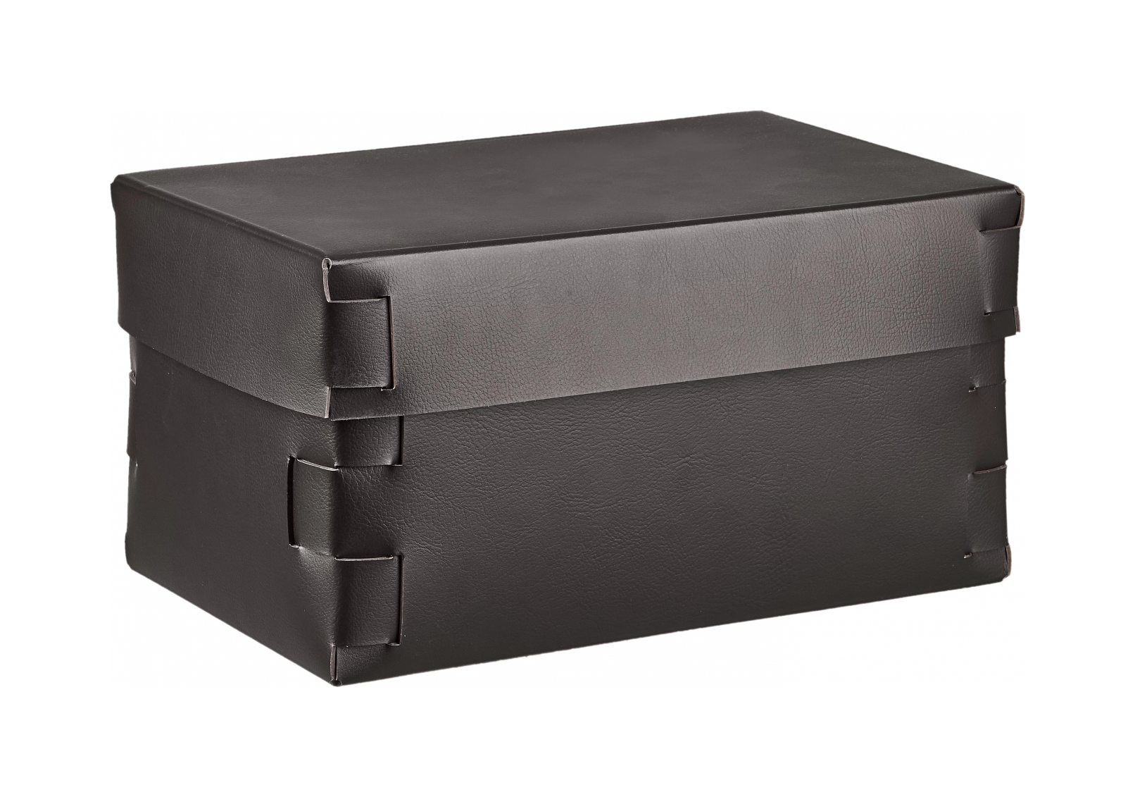 Коробка для хранения SNOB 25x15 см шоколад, кожа