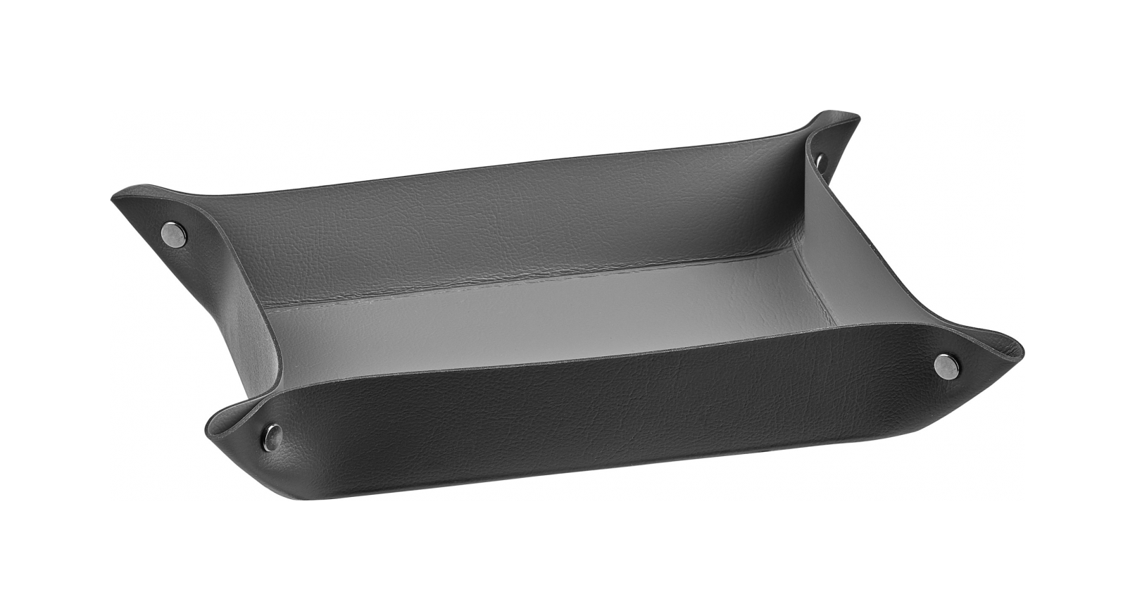 Мелочница прямоугольная 20х14 чёрная