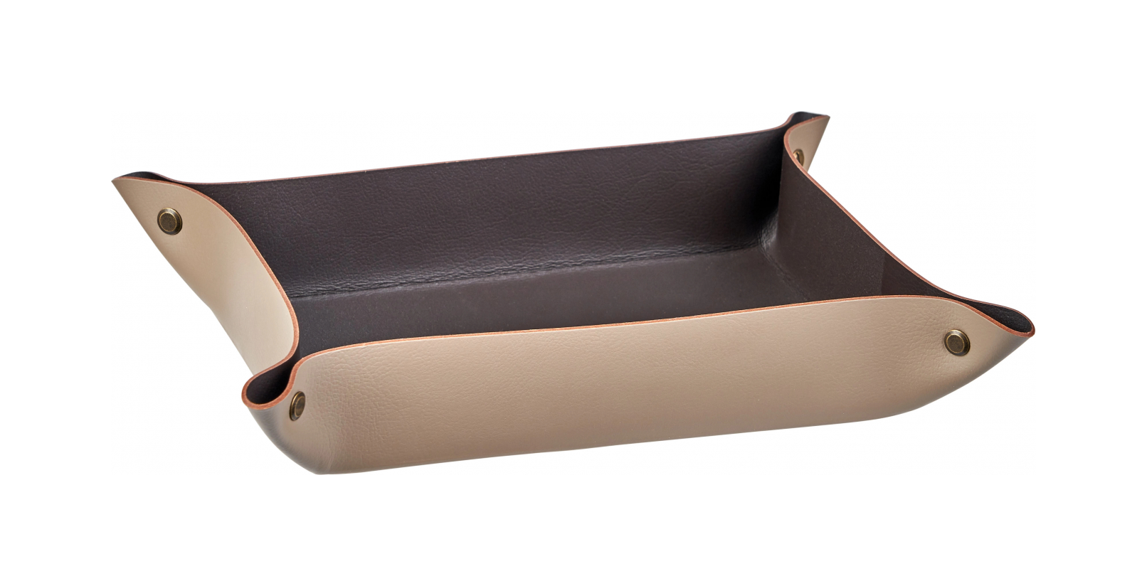 Мелочница прямоугольная 20х14 капучино