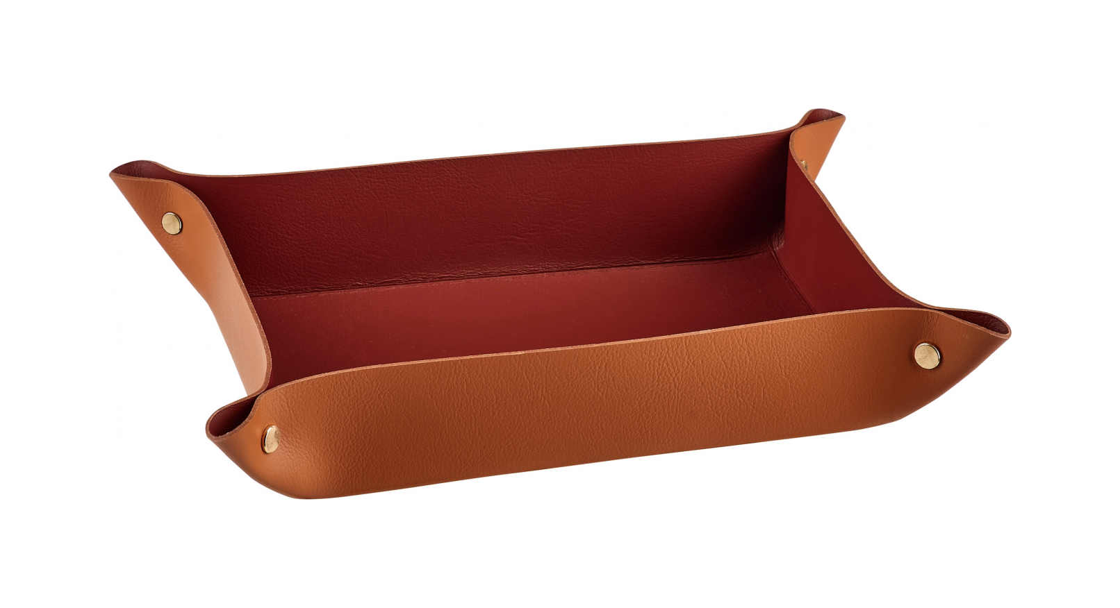 Мелочница прямоугольная 20х14 коньяк