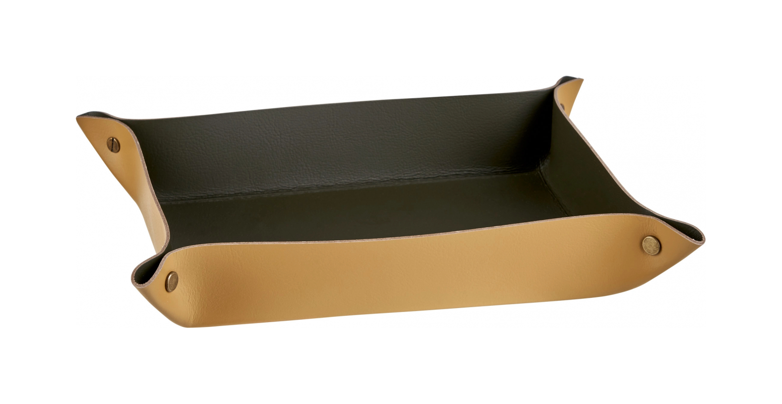 Мелочница прямоугольная 20х14 горчица