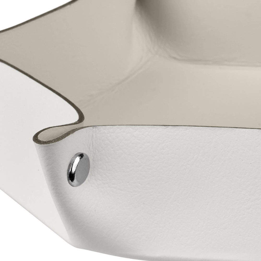 Мелочница шестиугольная 15х18 белая ADJ 0112.10.TS16