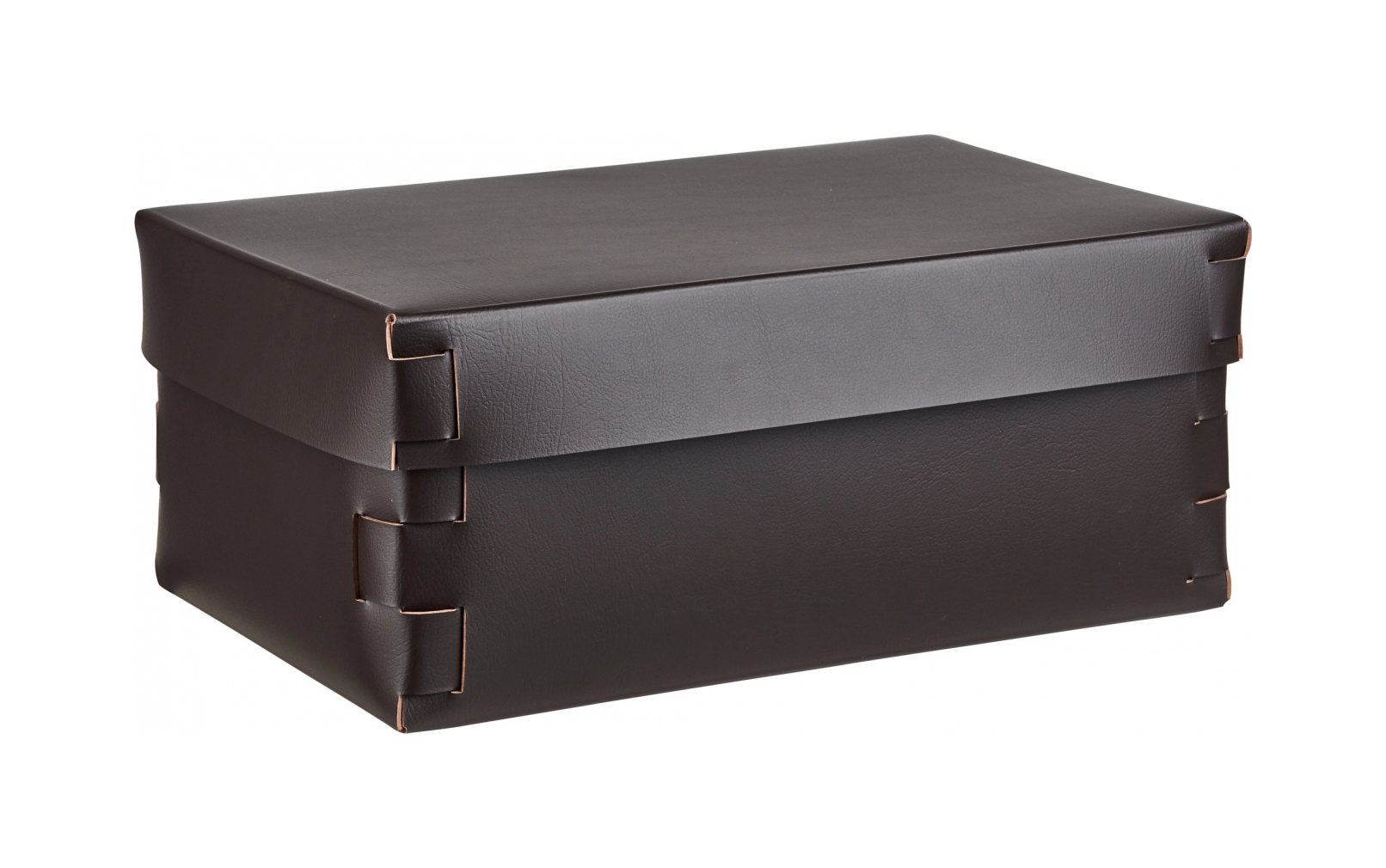 Коробка для хранения SNOB 32x20 см шоколад, кожа