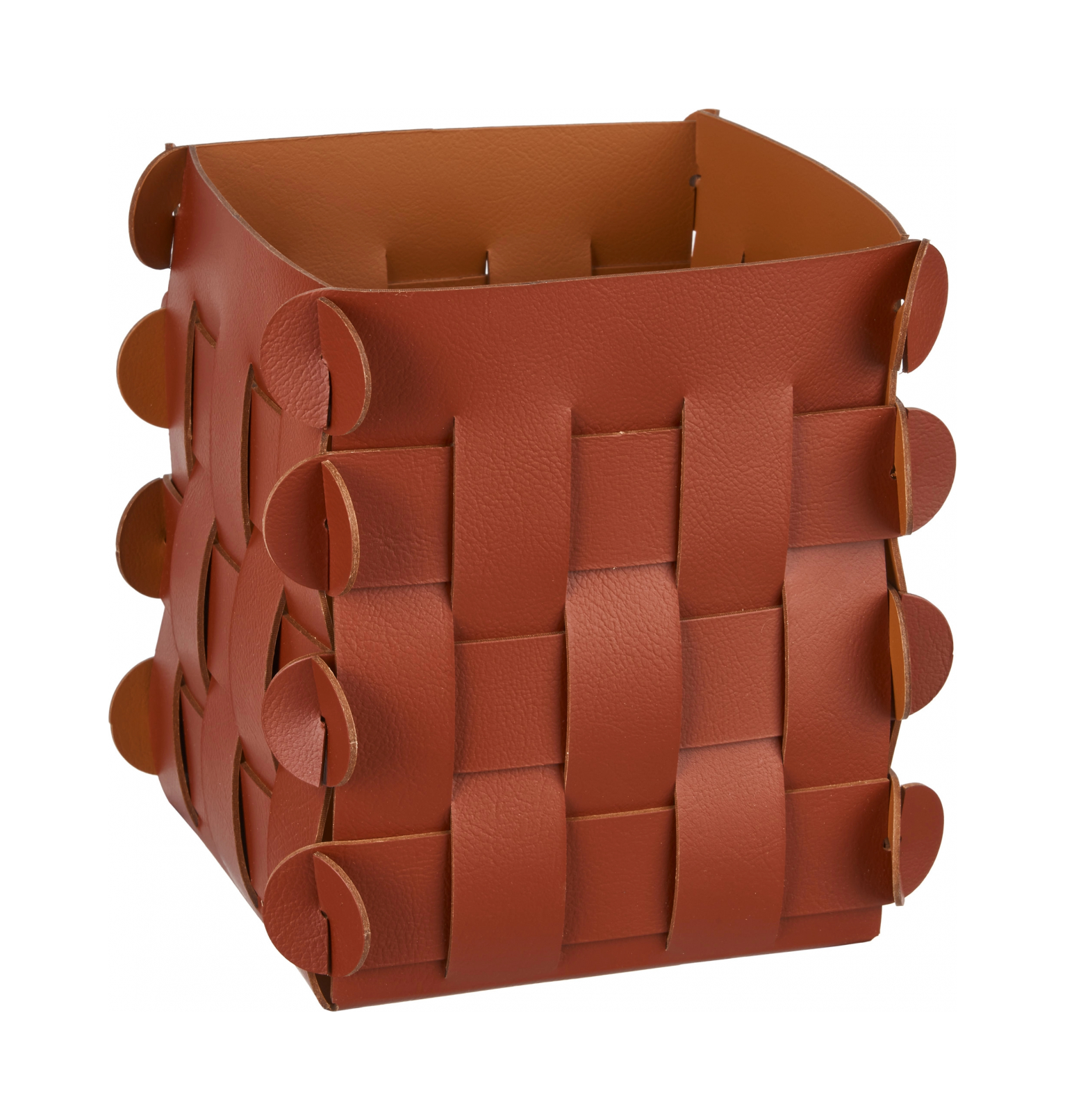 Корзинка SHLESSER 13х13 бордо, кожа