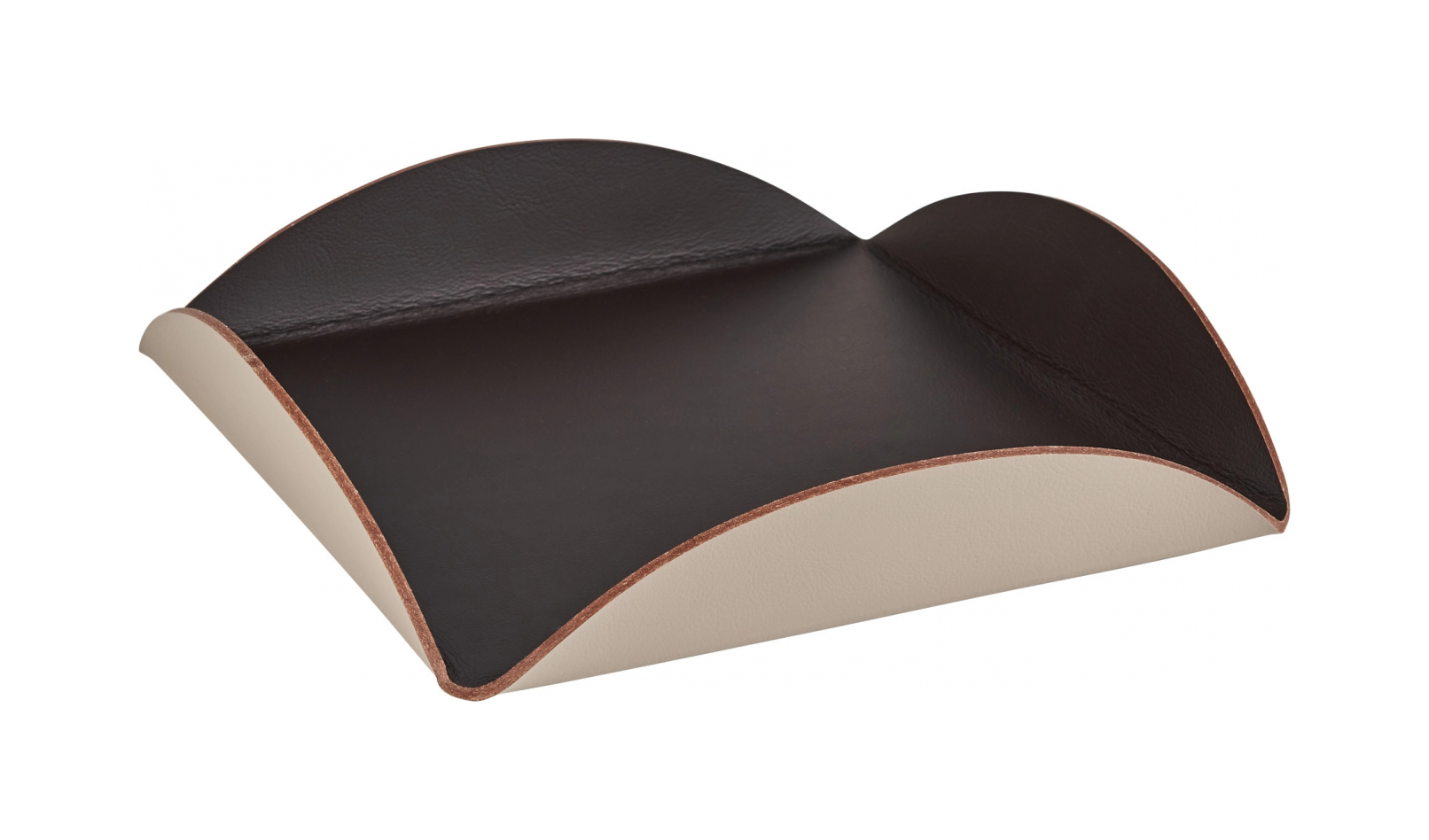 Подставка шоколад 30х30 кожа