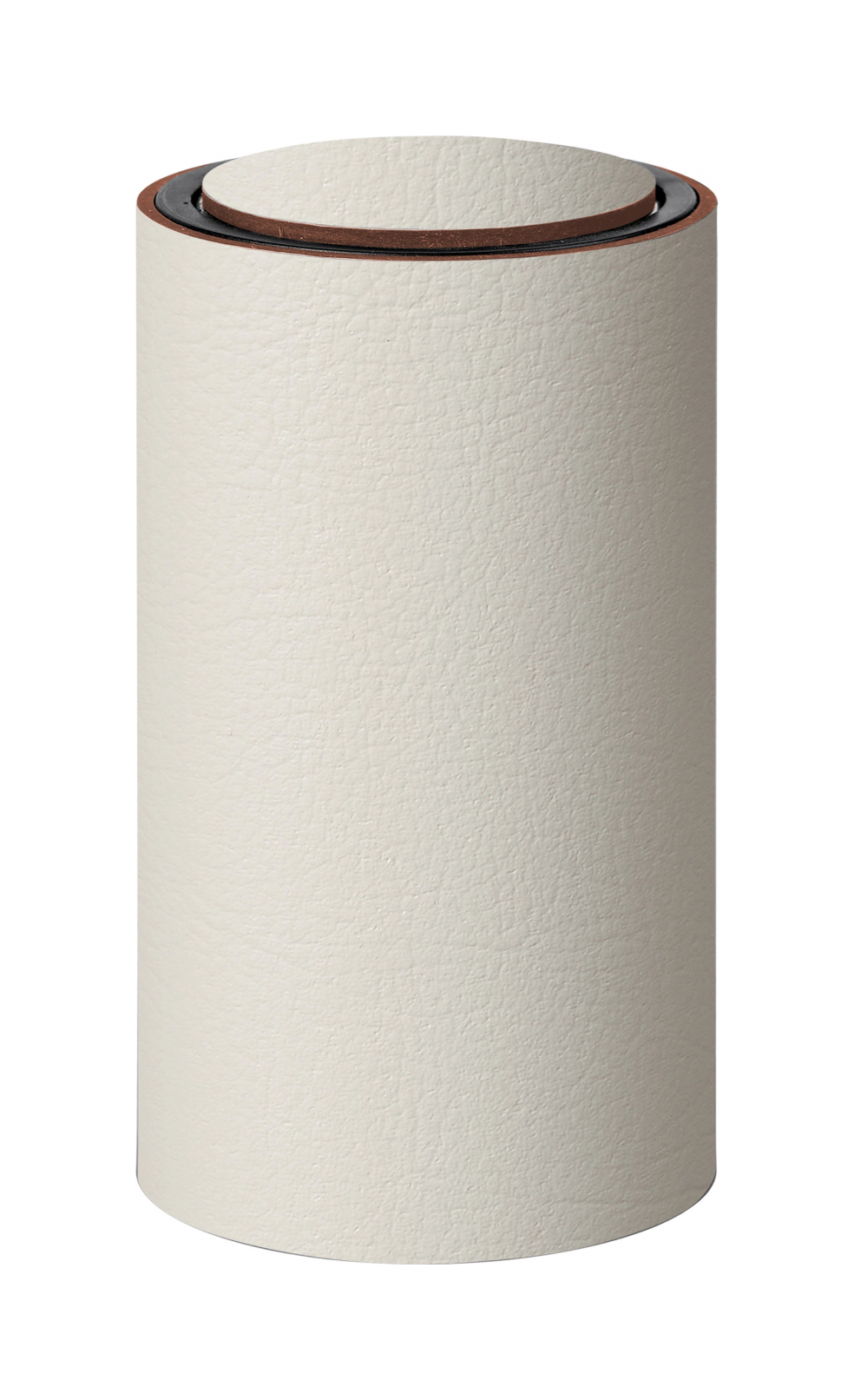 Подставка для зубочисток 10 см белая, кожа ADJ 0091.10