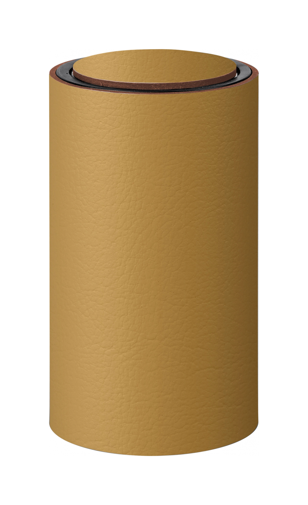 Подставка для зубочисток 10 см горчица, кожа ADJ 0091.40