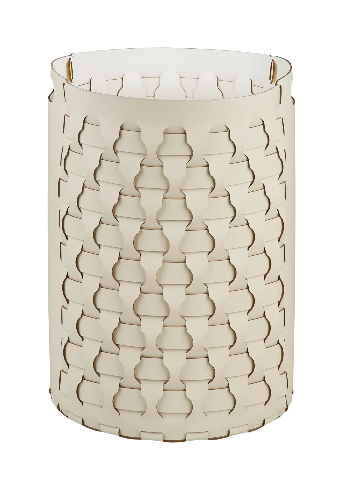 Корзина DUBAI круглая 57 см панна кота, кожа