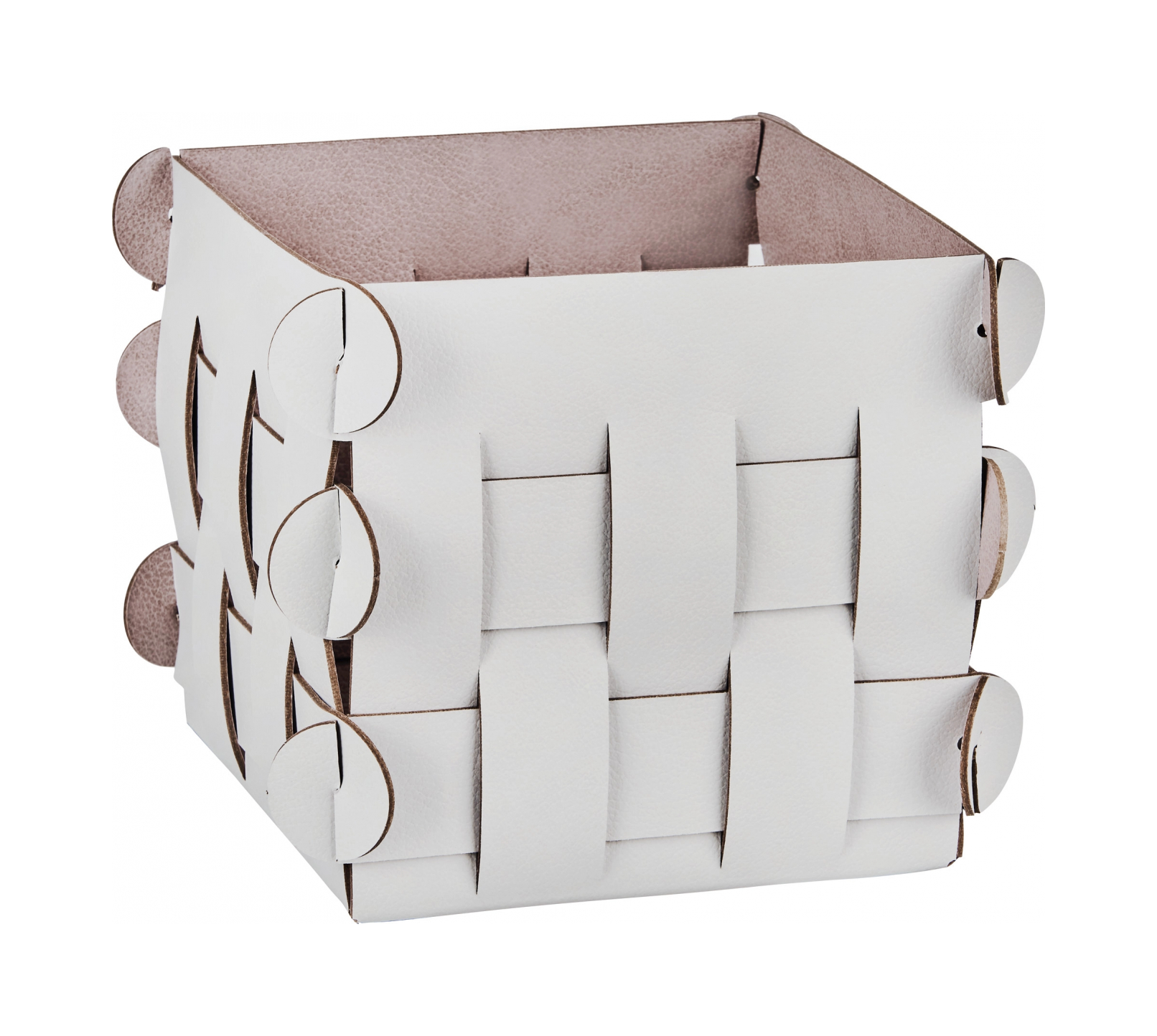 Корзинка SHLESSER 13х13 устричная, кожа